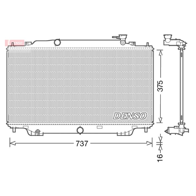 Denso Radiator DRM44042