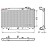 Denso Radiator DRM44049 thumbnail
