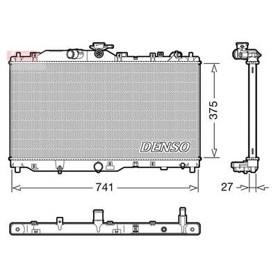 Denso Radiator DRM44050