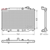 Denso Radiator DRM44051 thumbnail