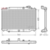 Denso Radiator DRM44052 thumbnail