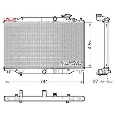Denso Radiator DRM44052