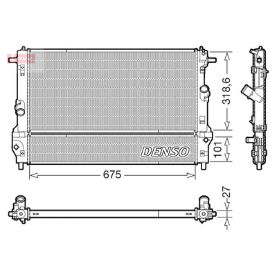 Denso Radiator DRM44055