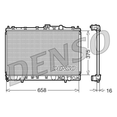 Denso Radiator DRM45002