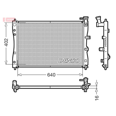 Denso Radiator DRM45005