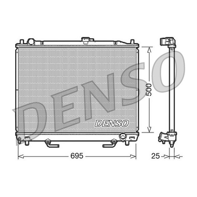Denso Radiator DRM45007