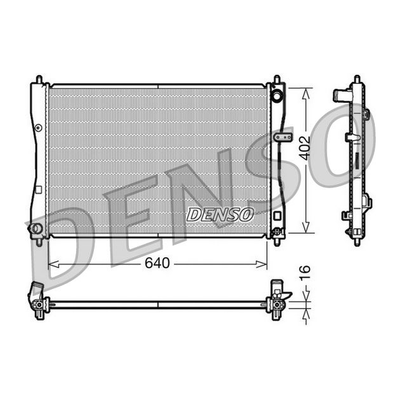 Denso Radiator DRM45009