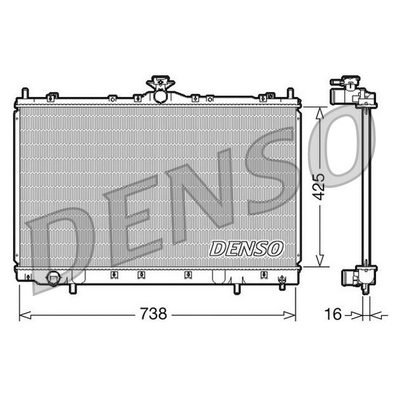 Denso Radiator DRM45012