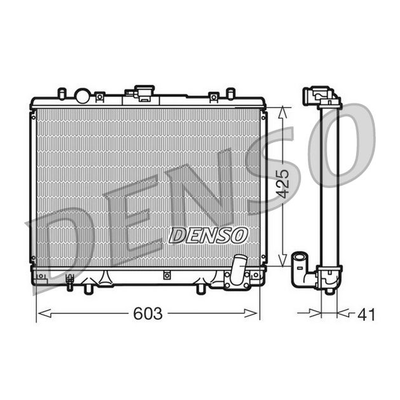 Denso Radiator DRM45019