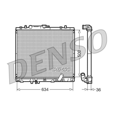Denso Radiator DRM45020