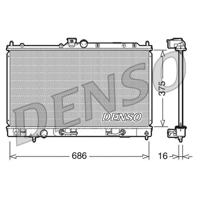 Denso Radiator DRM45024