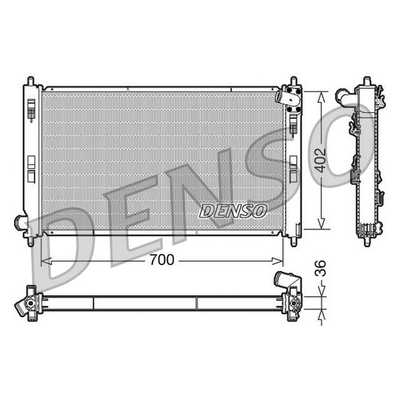 Denso Radiator DRM45029