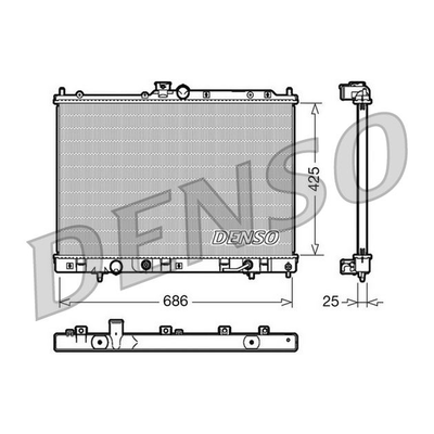 Denso Radiator DRM45030