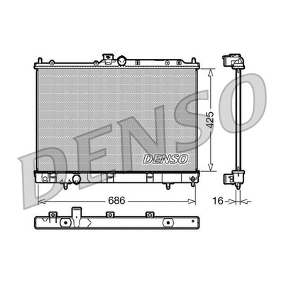 Denso Radiator DRM45031