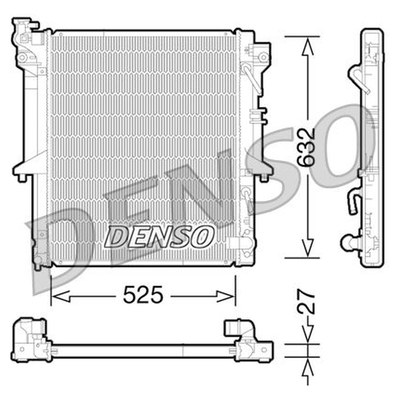 Denso Radiator DRM45035