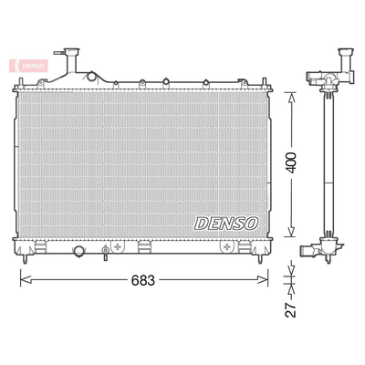 Denso Radiator DRM45038