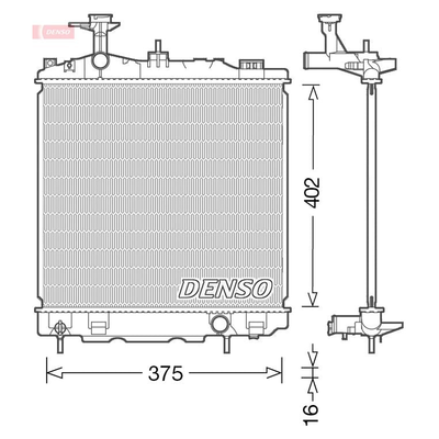 Denso Radiator DRM45041