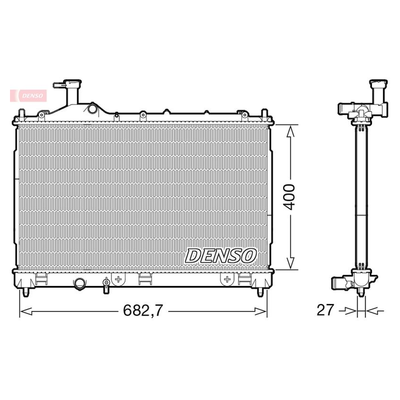 Denso Radiator DRM45042