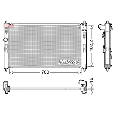 Denso Radiator DRM45050