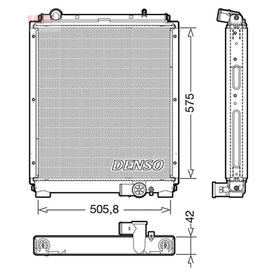 Denso Radiator DRM45052