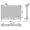 Denso Radiator DRM45058 thumbnail