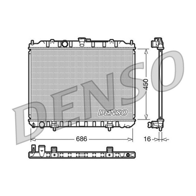 Denso Radiator DRM46004