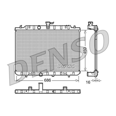 Denso Radiator DRM46006