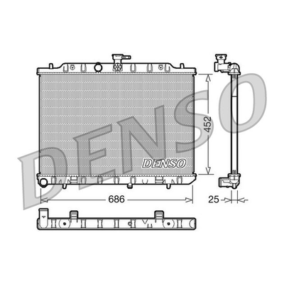 Denso Radiator DRM46007