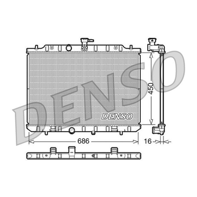 Denso Radiator DRM46009