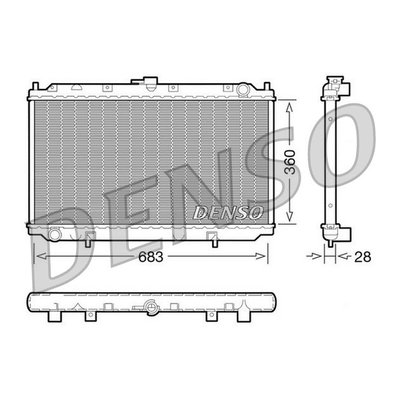 Denso Radiator DRM46010