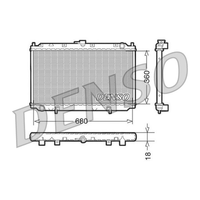 Denso Radiator DRM46011