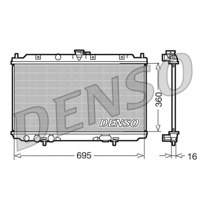 Denso Radiator DRM46012