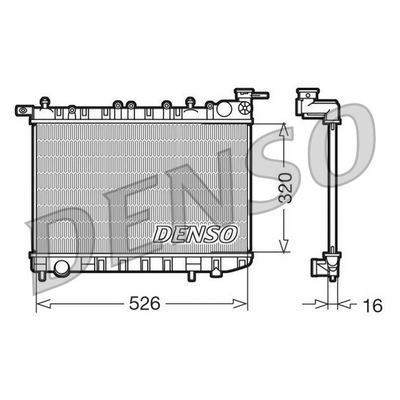 Denso Radiator DRM46015