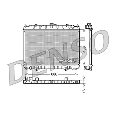 Denso Radiator DRM46023