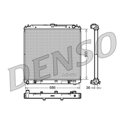 Denso Radiator DRM46032
