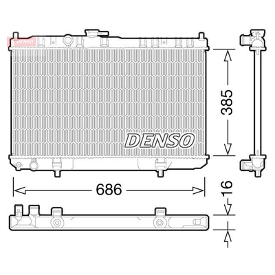 Denso Radiator DRM46034