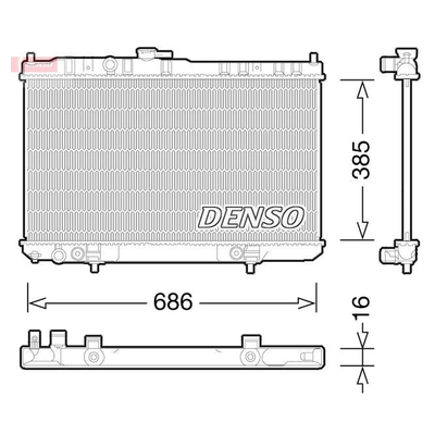 Denso Radiator DRM46035