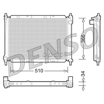 Denso Radiator DRM46037