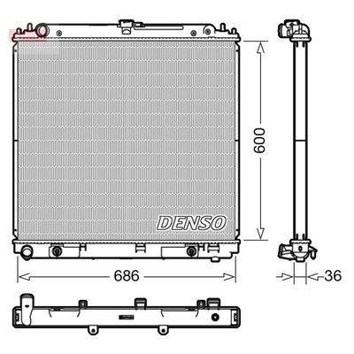 Denso Radiator DRM46042