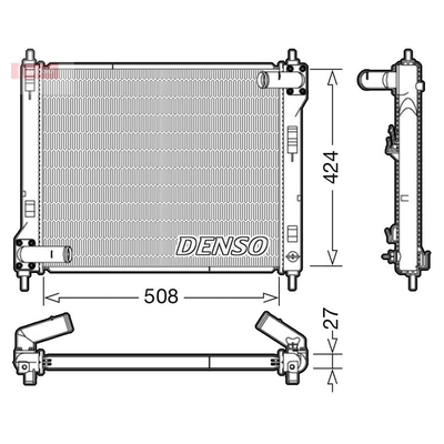 Denso Radiator DRM46043