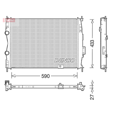 Denso Radiator DRM46051
