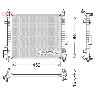 Denso Radiator DRM46054