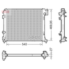 Denso Radiator DRM46065 thumbnail
