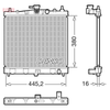 Denso Radiator DRM46067 thumbnail