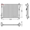 Denso Radiator DRM46075 thumbnail