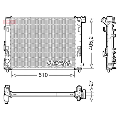 Denso Radiator DRM46076