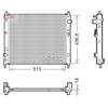 Denso Radiator DRM46078 thumbnail
