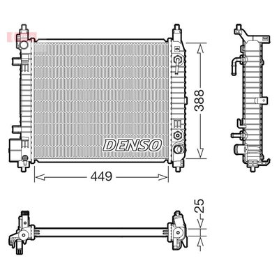 Denso Radiator DRM46104