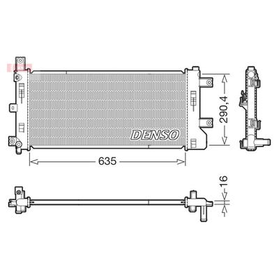 Denso Radiator DRM46105