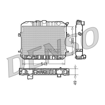 Denso Radiator DRM46200